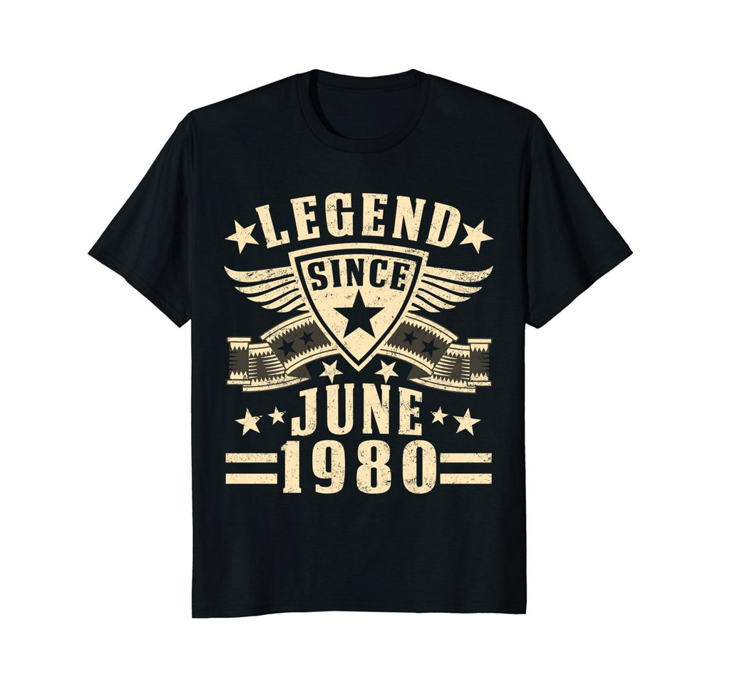 Legend Since June 1980 T-shirt 38th Birthday Gifts