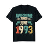 Image of Awesome Since June 1993 T-Shirt 25th Birthday Shirts