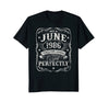 Image of Vintage Made In June 1986 Shirt 32nd Birthday Living Legend