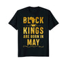 Image of Kings Are Born In June Birthday T-Shirt for Black Men