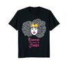 Image of Queens Are Born In June Birthday T-Shirt for Black Women