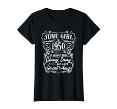 Womens 68th Birthday Gifts June 1950 Of Being Classy Sassy Shirt