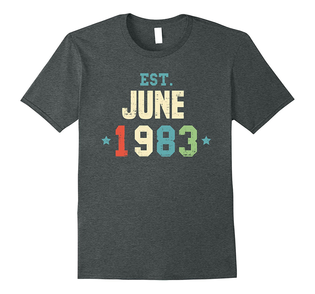 Est June 1983 T-Shirt 35th Birthday Gift Shirts