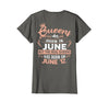 Image of Real Queens are born on 12th of June Birthday Gift T-Shirt