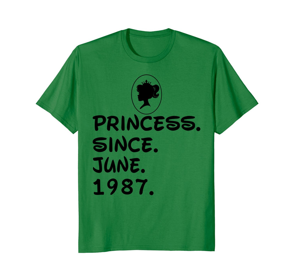 Princess Since June 1987 T-shirt 31st Birthday Gifts
