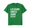 Image of Legend Since June 1974 Tshirt 44th Birthday Gift Tee Shirt