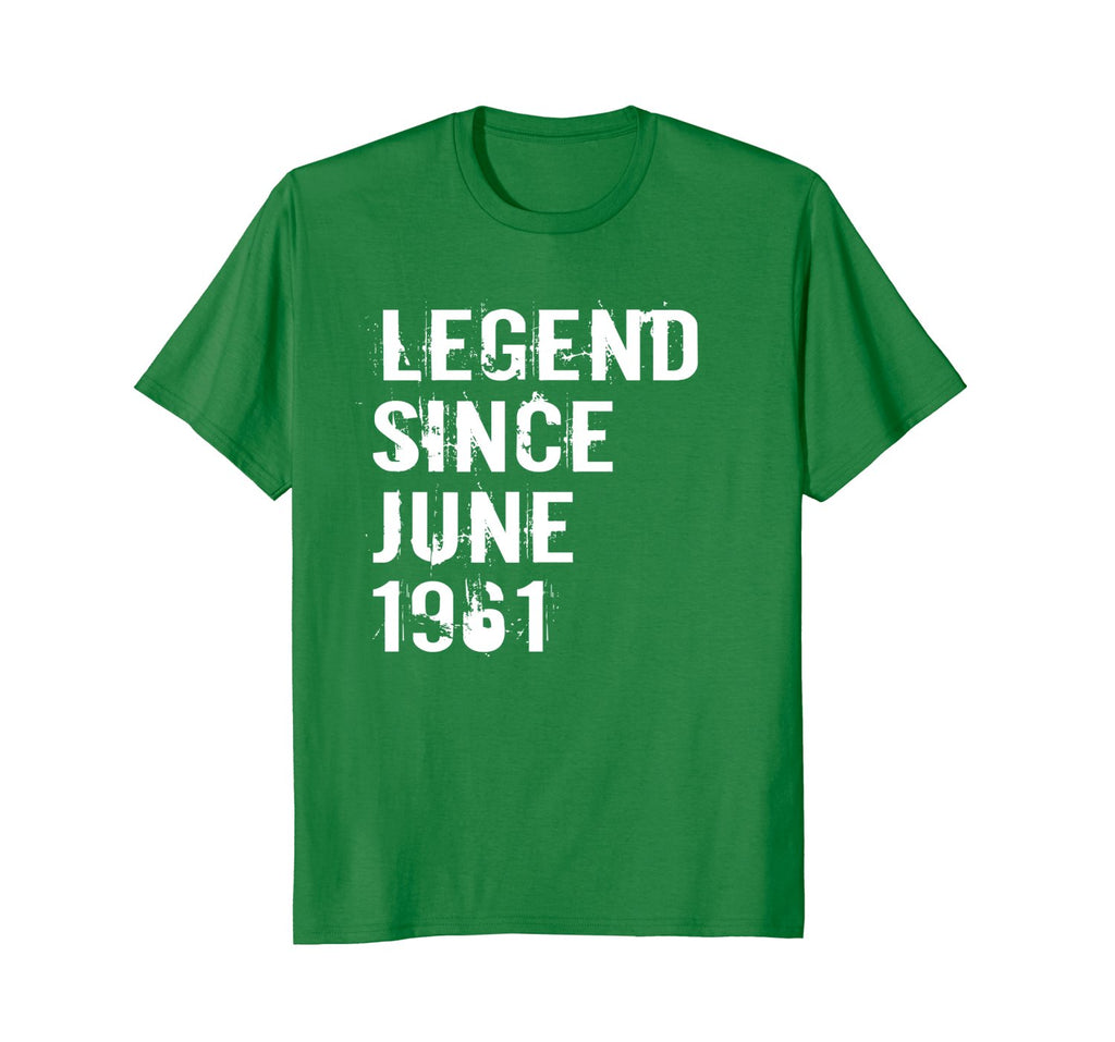 Legend Since June 1961 Tshirt 57th Birthday Gift Tee Shirt