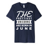 Image of Unicorns are Born in June Cute TShirt Birthday Gift