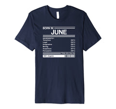 born in june birthday facts gift t-shirt