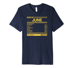 born in june birthday facts gift t-shirt