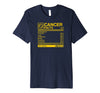 Image of cancer facts born in June &amp; July birthday zodiac t-shirt