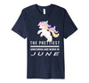 Image of Unicorns are Born in June Cute TShirt Birthday Gift