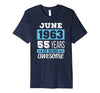 Image of June 1963 - 55th Birthday T-Shirt Gift