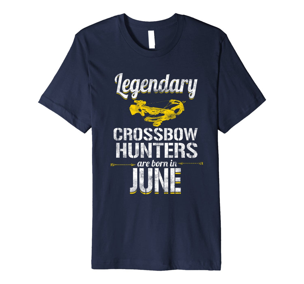 Crossbow Hunter June Birthday Premium T Shirt Gift