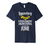 Image of Crossbow Hunter June Birthday Premium T Shirt Gift