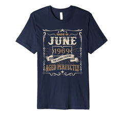 Made In June 1969 The Living Legend 49th Birthday Tee