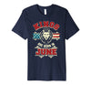 Image of Kings are born in June - USA Flag Birthday Lion Gift T Shirt
