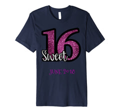 SWEET 16 JUNE 2018 BIRTHDAY PARTY SHIRT