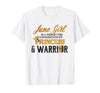 Image of JUNE Girl Princess Warrior Birth Month Birthday T-shirt