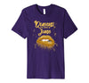 Image of Queens Are Born In June Birthday T-Shirt for Black Women