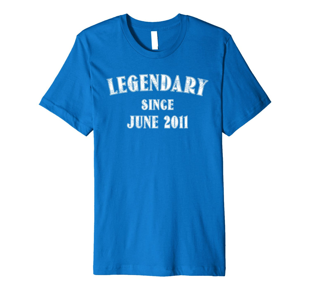 Legendary Since June 2011 7th Birthday T-Shirt
