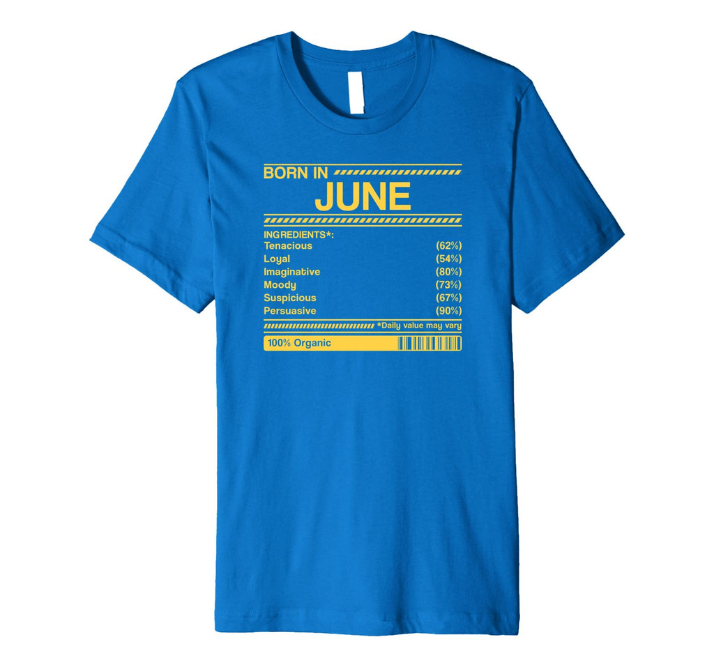 born in june birthday facts gift t-shirt