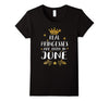 Image of Real Princesses Are Born In June Gold Birthday Gift