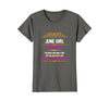 Image of June Girl Has 3 Sides Birthday T-Shirt for Girls