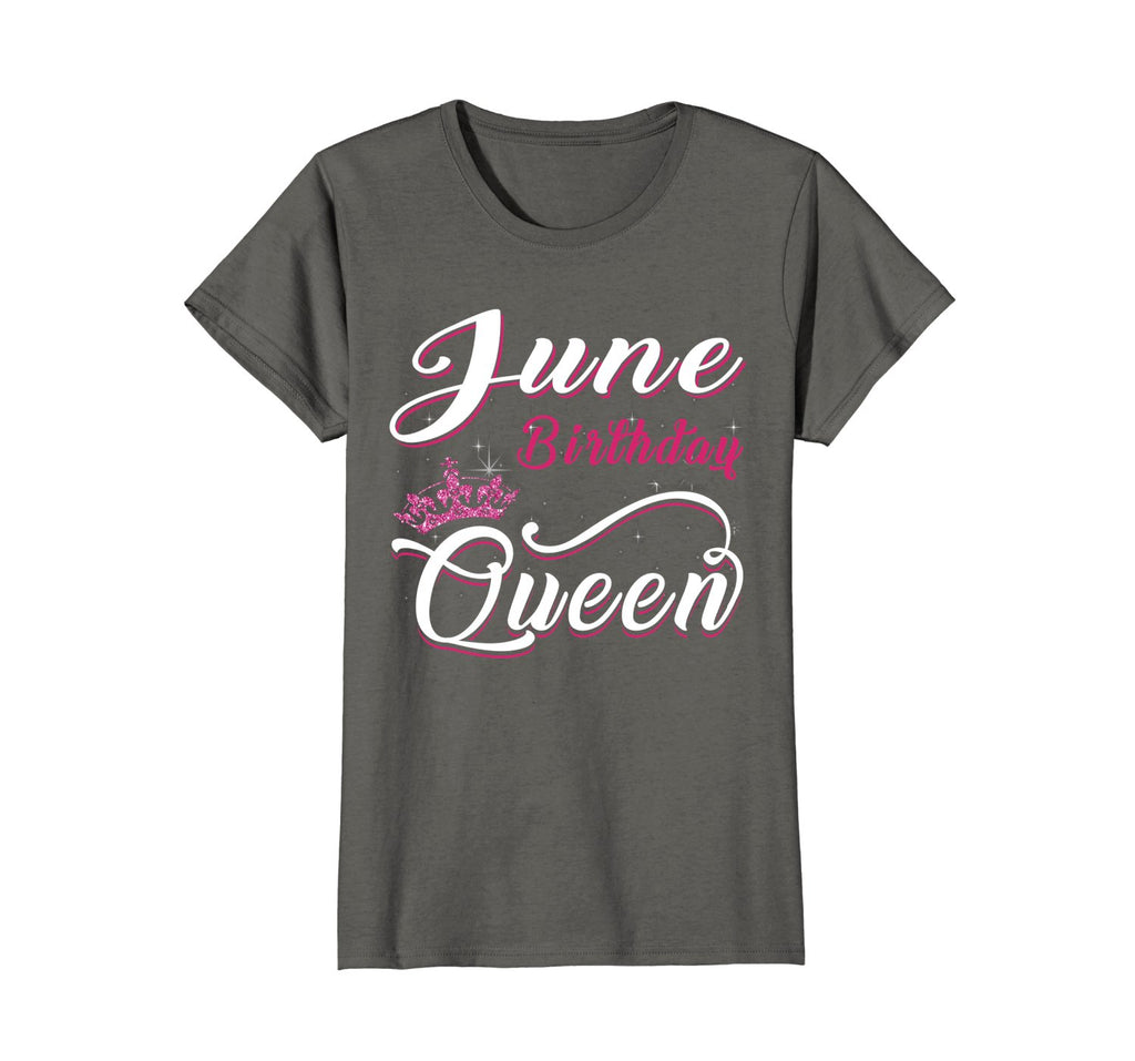 Womens June Birthday Queen T-Shirt Birthday Gift For Women