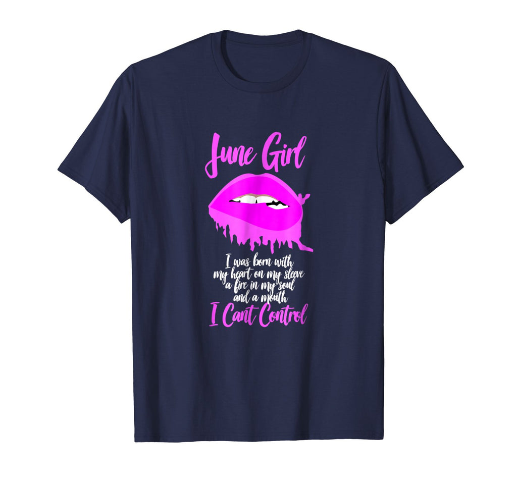 June Girl: Funny Women Ladies Birthday Party T-Shirt