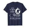 Image of Queens Are Born In June 1999 Shirt - 19th Birthday Gift Tee