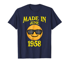 Made In June 1958 60th Years Old 60 Birthday Shirt Gifts
