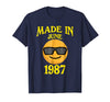 Image of Made In June 1987 31st Years Old 31 Birthday Shirt Gifts