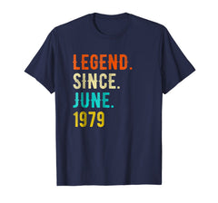 Legend Since June 1979 Vintage - 39th Birthday Gift T-Shirt