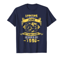 Birthday Shirts June 1990 Funny birthday vintage birthday