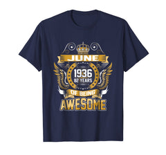 June 1936 82th Birthday 82 Years Old Gift T-Shirt