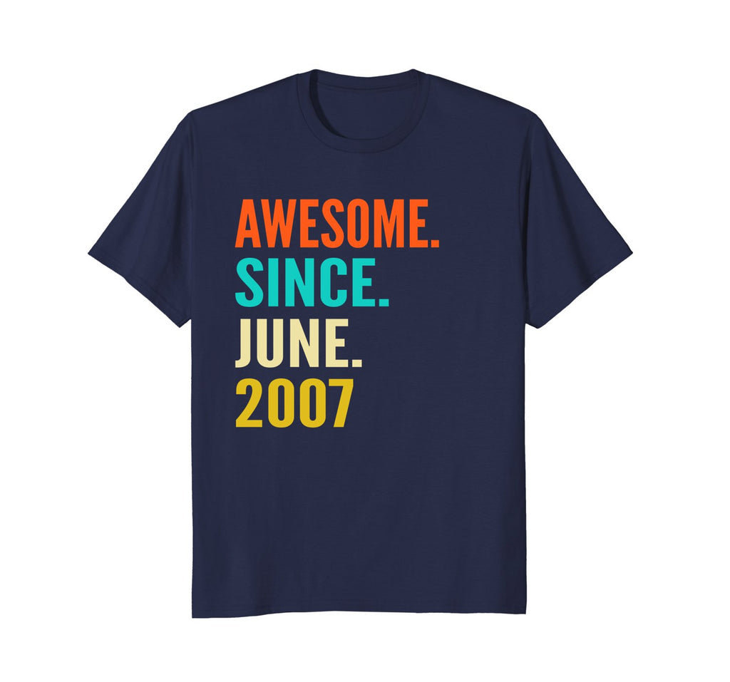 Born in June 2007 11th Birthday Gift 11 years old T-shirt