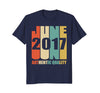 Image of Retro June 2017 T-Shirt Vintage 1st Birthday Gift Shirt