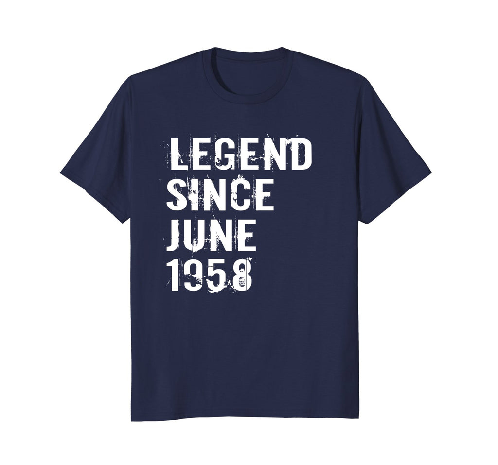 Legend Since June 1958 Tshirt 60th Birthday Gift Tee Shirt