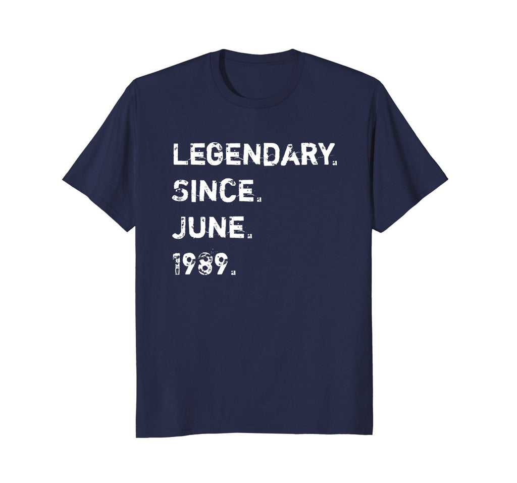Legendary Since June 1989 29 Years Old Birthday Gift Shirt