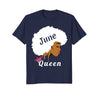 Image of June Birthday Queen T-Shirt Strong Black Women Shirt
