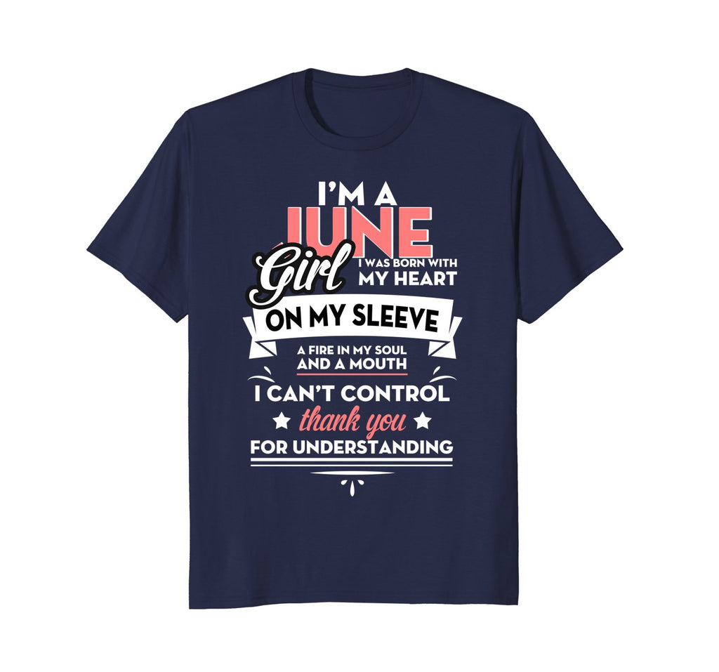 I'm A JUNE Girl T-Shirt Special Gift For Birthday Shirt