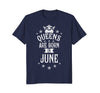 Image of Women's Queens Are Born In June - Birthday Gift T-Shirt