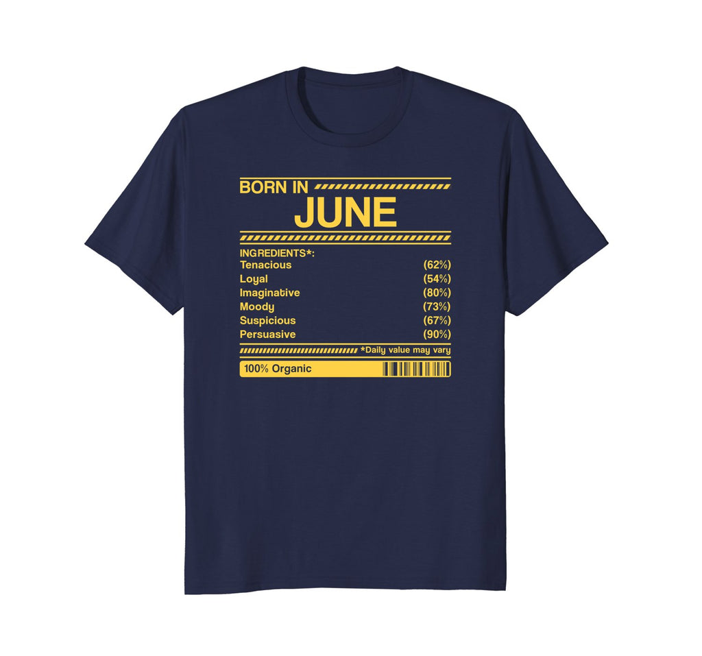 born in june birthday facts gift t-shirt