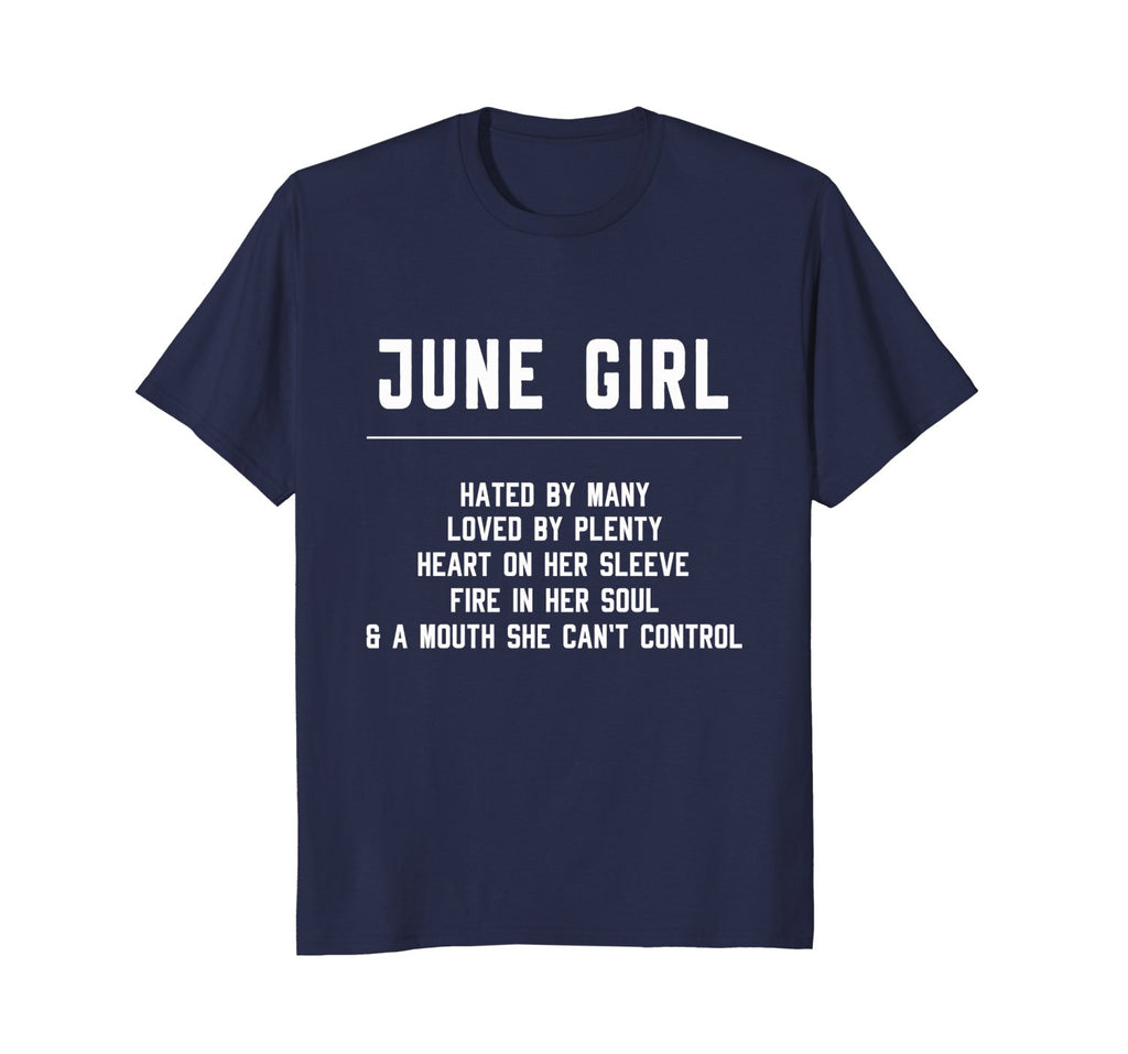 I'm a June Girl Shirt Funny Birthday T-Shirt for Women