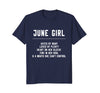Image of I'm a June Girl Shirt Funny Birthday T-Shirt for Women