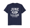 Image of June 1997 T-Shirt The Year Legends Were Born 21st Birthday