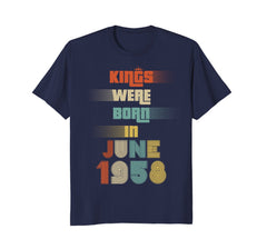 Kings are born in June 1958 t shirt vintage 60th birthday