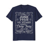Image of June 1958 60 Birthday Gift Classy Sassy And Smart Shirt