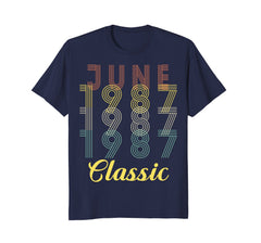 June 1978 Classic 40th Birthday Gift T-shirt Men Women